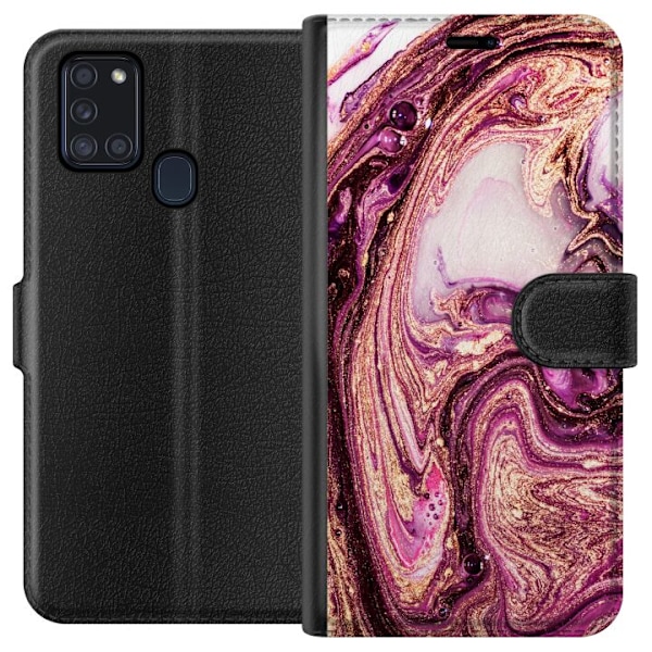 Samsung Galaxy A21s Lompakkokotelo Kaava