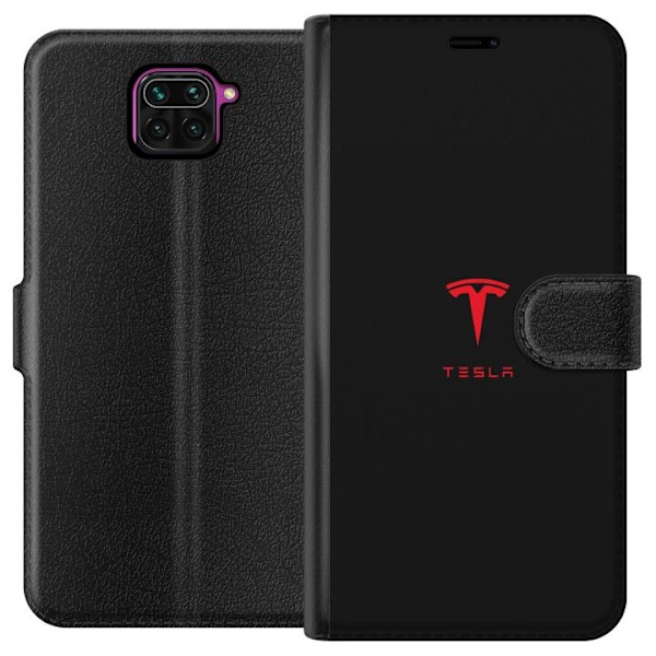 Xiaomi Redmi Note 9 Plånboksfodral Tesla