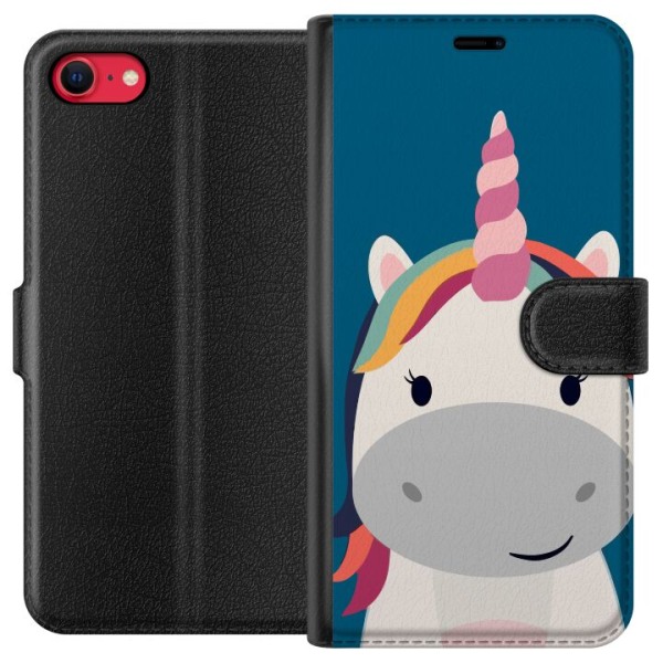 Apple iPhone SE (2022) Plånboksfodral Enhörning / Unicorn