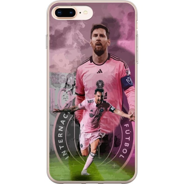 Apple iPhone 8 Plus Gennemsigtig cover Messi