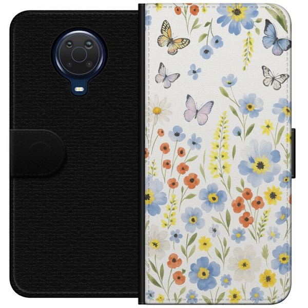 Nokia G20 Plånboksfodral Sommarblommor