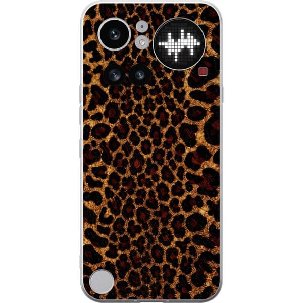 Kompatibelt Mobilskal till Nothing Phone 4a Pro Wild Leopard brun