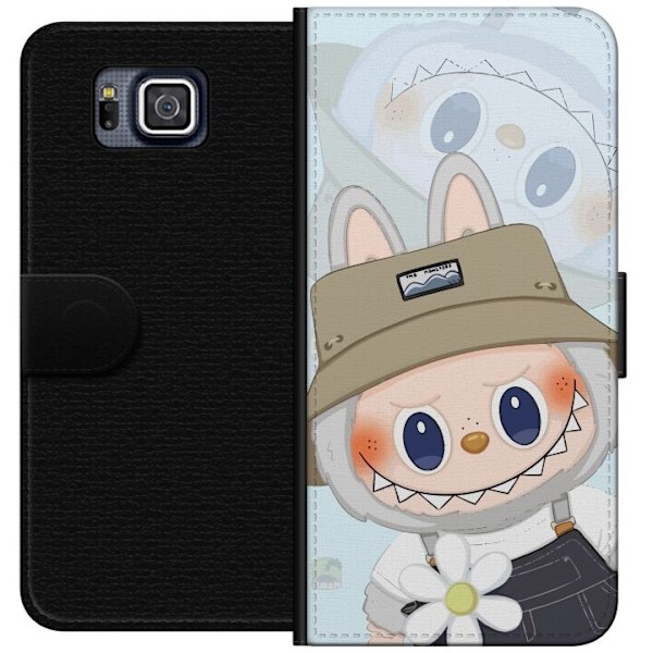 Samsung Galaxy Alpha Tegnebogsetui Labubu med hat - Pop Mart f