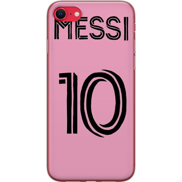 Apple iPhone SE (2022) Läpinäkyvä kuori Lionel Messi (Inter Miami CF)