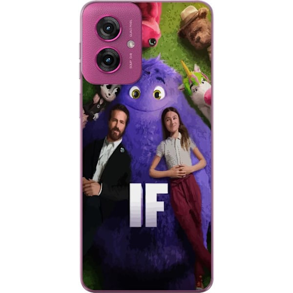 Motorola Moto G55 Läpinäkyvä kuori IF: Låtsaskompisar