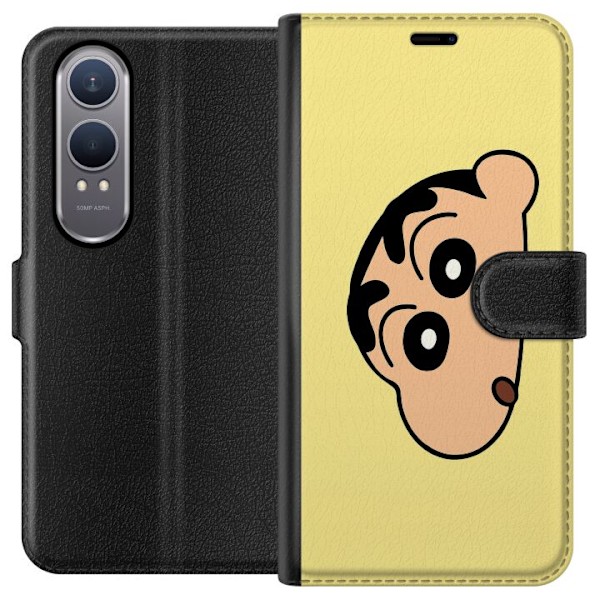 OnePlus Nord CE4 Lite Lompakkokotelo Peeking Shinchan