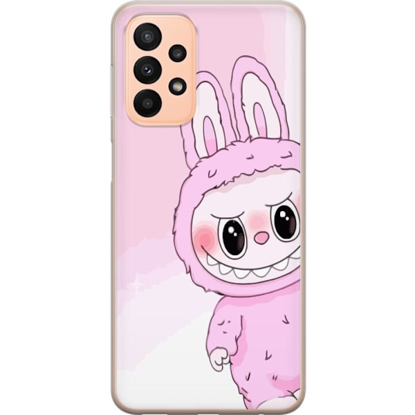 Samsung Galaxy A23 Genomskinligt Skal Labubu Bunny Series