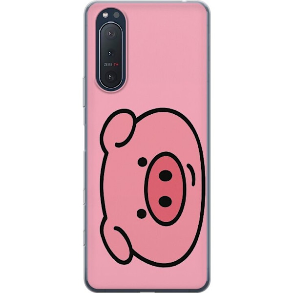 Sony Xperia 5 II Gennemsigtig cover Kawaii Piggy