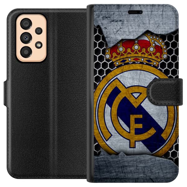 Kompatibelt Plånboksfodral till Samsung Galaxy A33 5G Real Madrid
