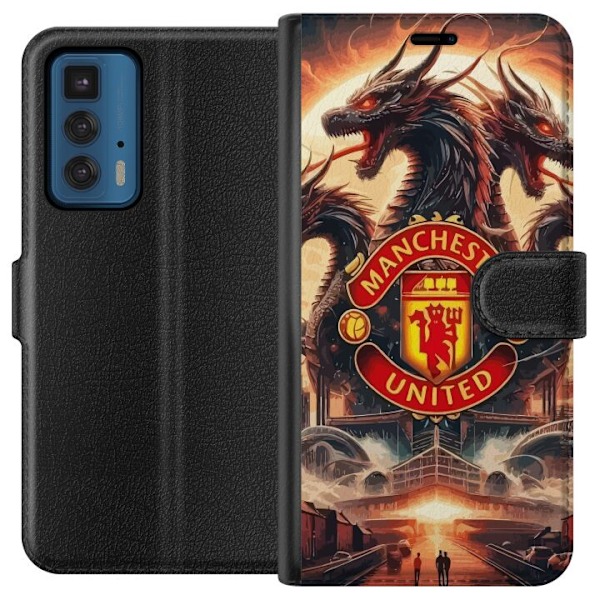 Motorola Edge 20 Pro Lompakkokotelo Manchester United