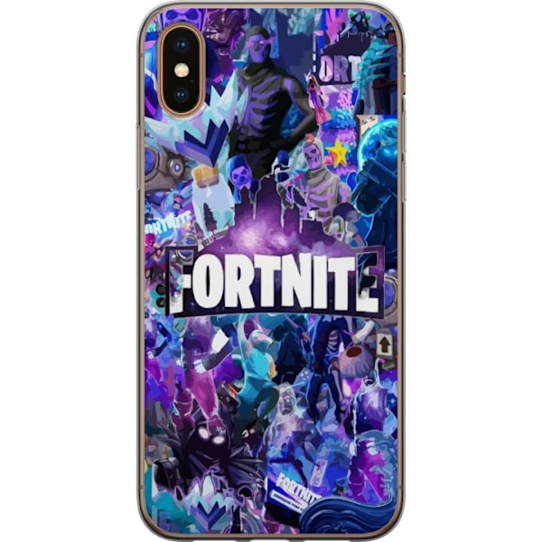 Apple iPhone XS Max Gennemsigtig cover Fortnite