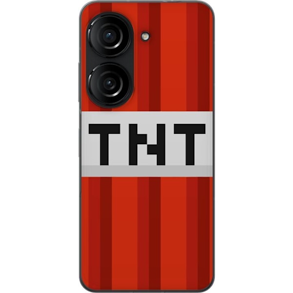 Asus Zenfone 10 Läpinäkyvä kuori Minecraft TNT