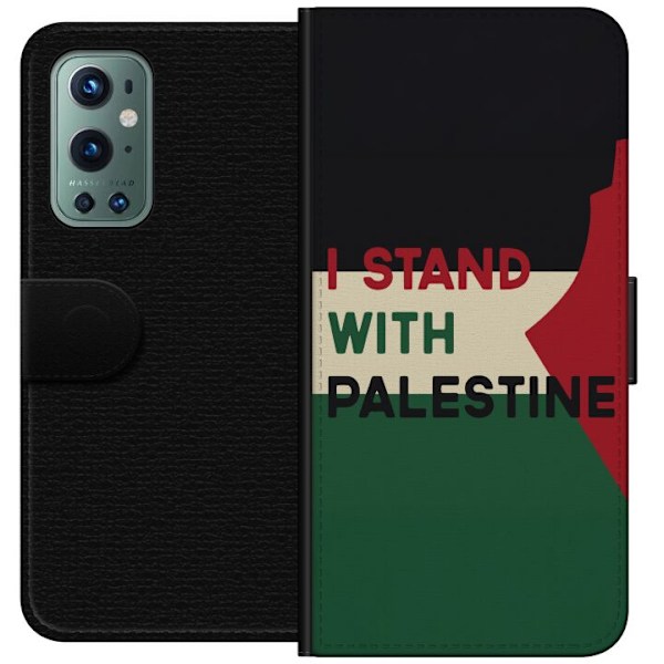 OnePlus 9 Pro Plånboksfodral Stand with Palestine – solidar