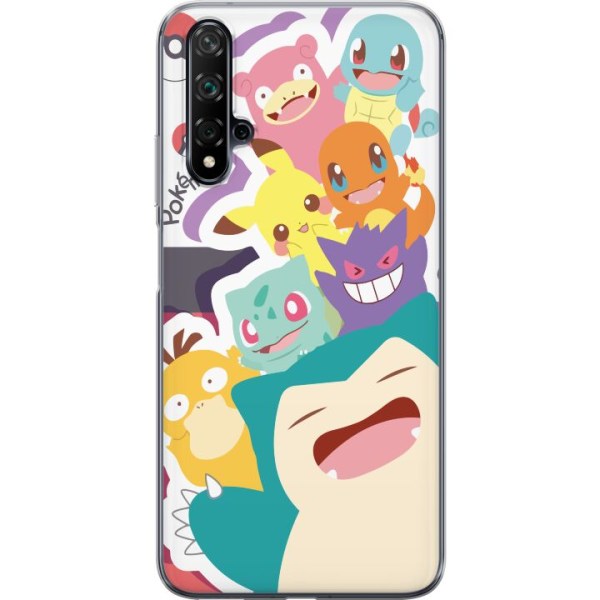 Huawei nova 5T Gennemsigtig cover Pokemon
