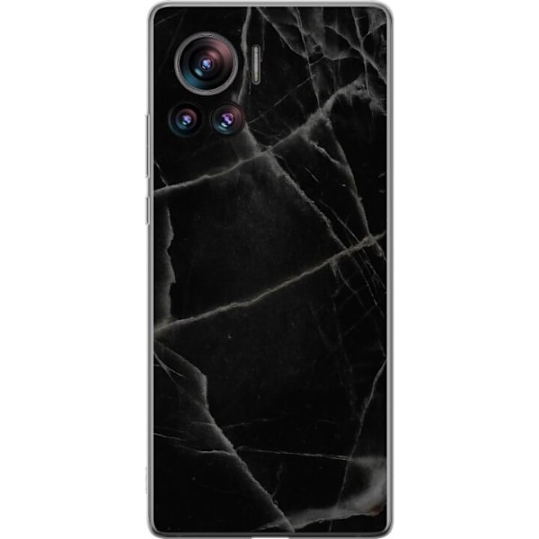 Motorola Edge 30 Ultra Gjennomsiktig deksel Svart marmor