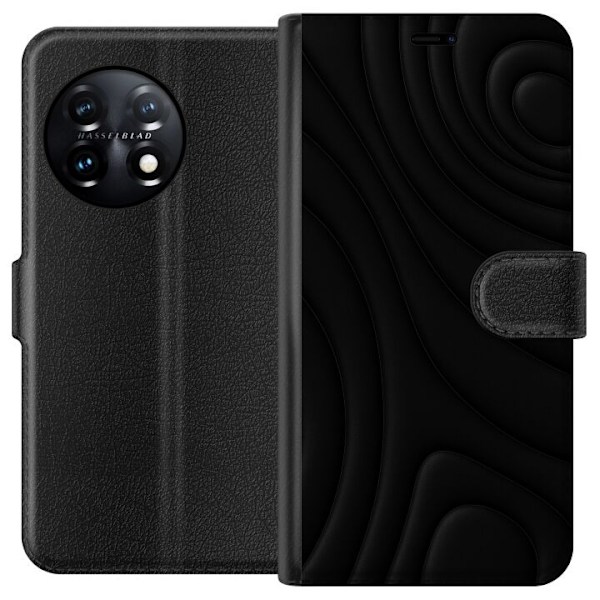 OnePlus 11R Lompakkokotelo Tummat Aallot