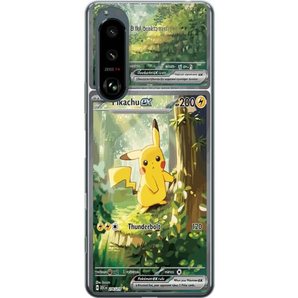 Kompatibelt Mobildeksel til Sony Xperia 5 III Pikachu grønn