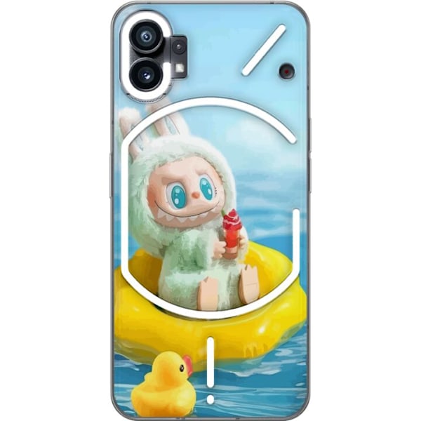 Nothing Phone (1) Gennemsigtig cover Labubu Stripe Attack - St