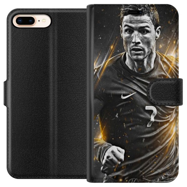 Apple iPhone 8 Plus Lompakkokotelo Ronaldo