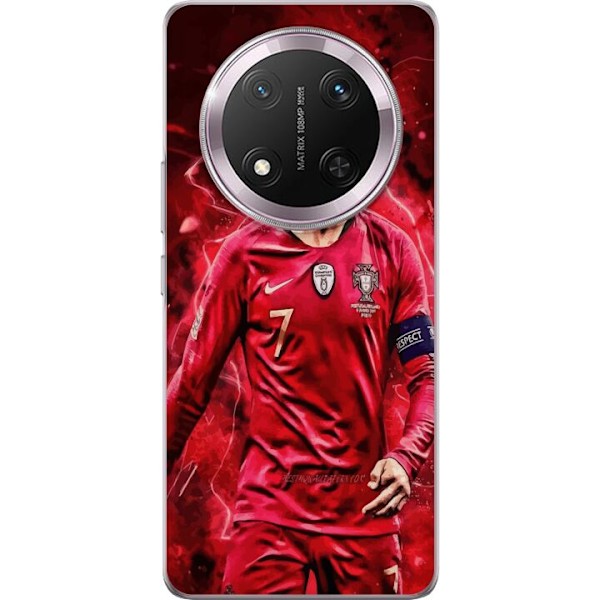 Honor Magic7 Lite Genomskinligt Skal Ronaldo Skills – CR7 Design för Äkta Supporters