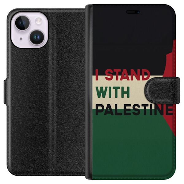 Apple iPhone 15 Lommeboketui Stå opp for Palestina - solidari