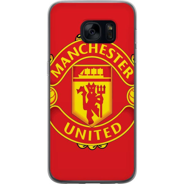 Samsung Galaxy S7 Läpinäkyvä kuori Manchester United FC