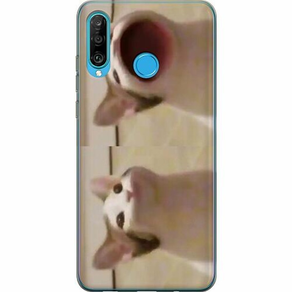Huawei P30 lite TPU Mobilskal Pop Cat meme