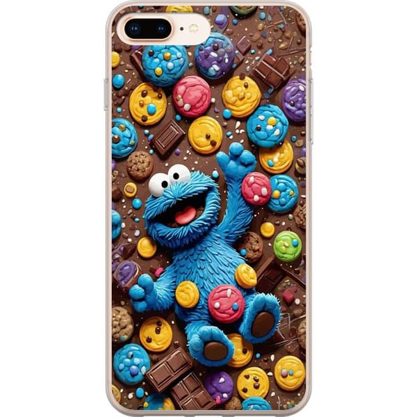 Kompatibelt Mobildeksel til Apple iPhone 8 Plus Kakmonster bland kakor