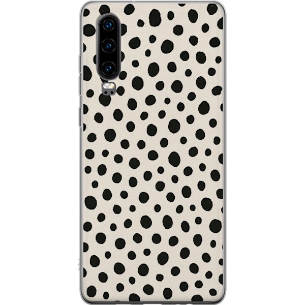 Huawei P30 Läpinäkyvä kuori Dot Dance