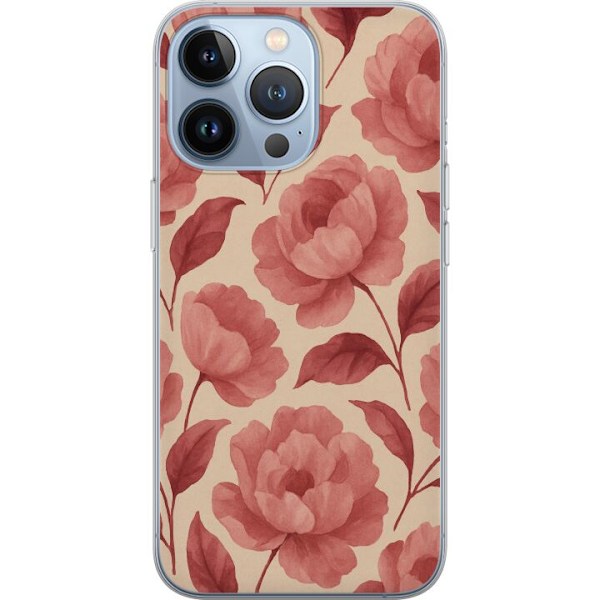 Apple iPhone 13 Pro Läpinäkyvä kuori Ruusun Kukinta