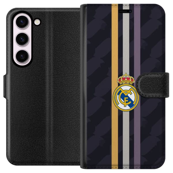 Kompatibelt Plånboksfodral till Samsung Galaxy S23 Real Madrid