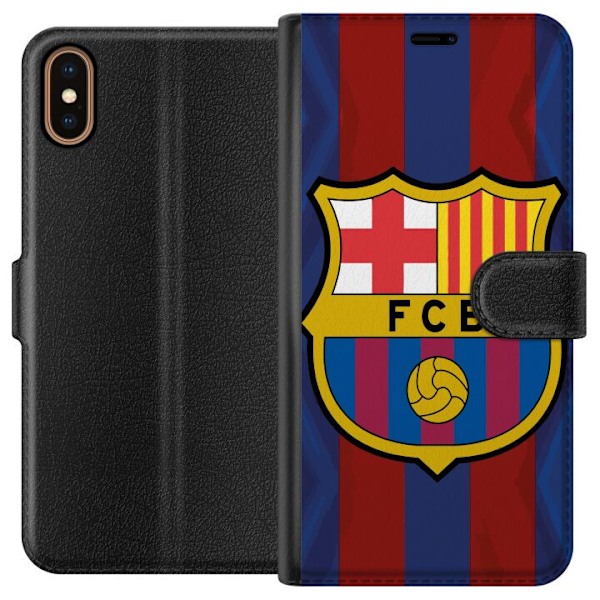 Apple iPhone XS Lompakkokotelo FCB Barcelona