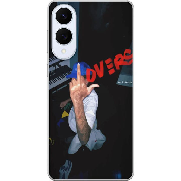 Samsung Galaxy S25 Edge Gennemsigtig cover Kærlighed Mystik Design Romantisk Motiv Populært Grafisk Mønster Mode Stil