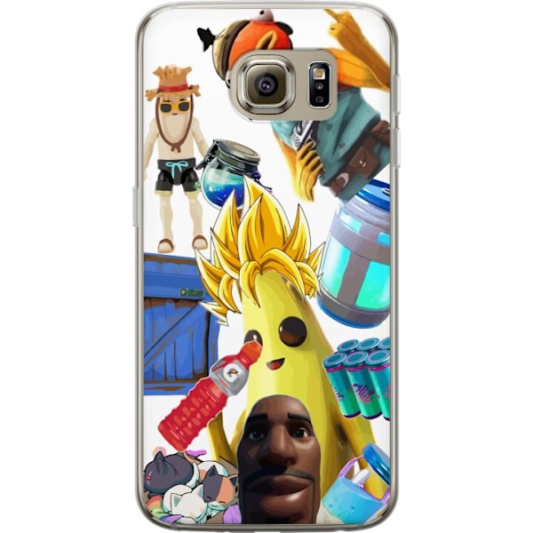 Samsung Galaxy S6 Gennemsigtig cover Fortnite