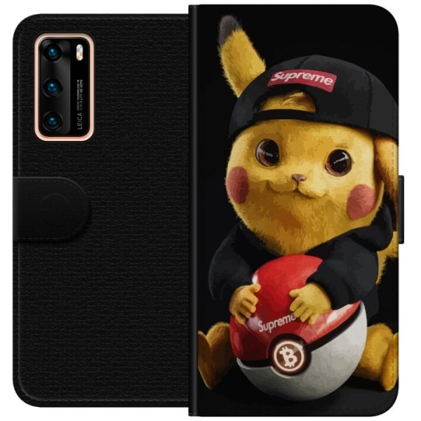 Huawei P40 Plånboksfodral Pikachu Supreme