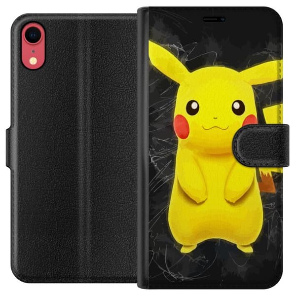 Kompatibel Tegnebogsetui til Apple iPhone XR Pokemon