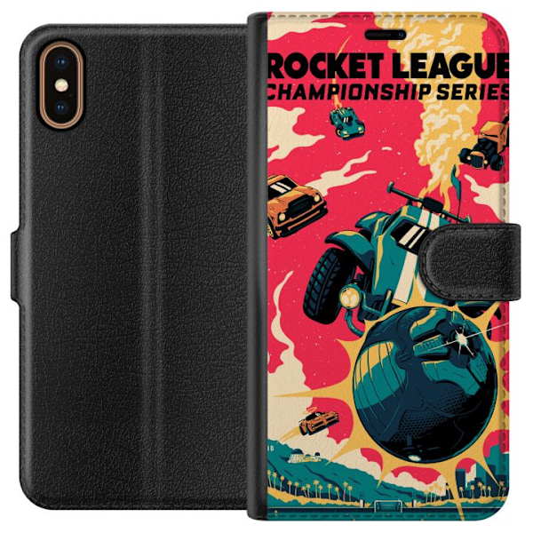 Apple iPhone XS Tegnebogsetui Rocket League