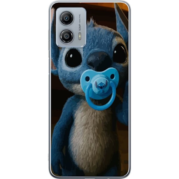 Motorola Moto G53 Läpinäkyvä kuori Stitch & Napp - vauvateema söpöllä hahmolla