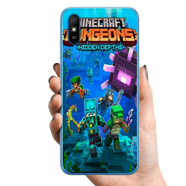 Xiaomi Redmi 9A TPU Mobilskal Minecraft