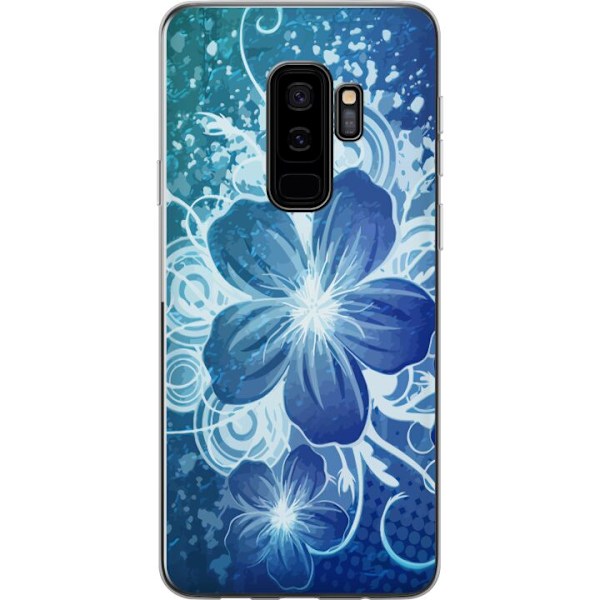 Samsung Galaxy S9+ Genomskinligt Skal Blomma