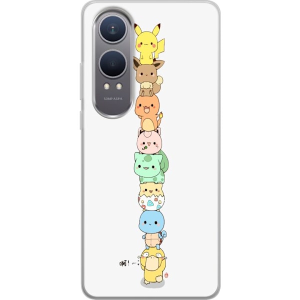 OnePlus Nord CE4 Lite Gjennomsiktig deksel Pokemon