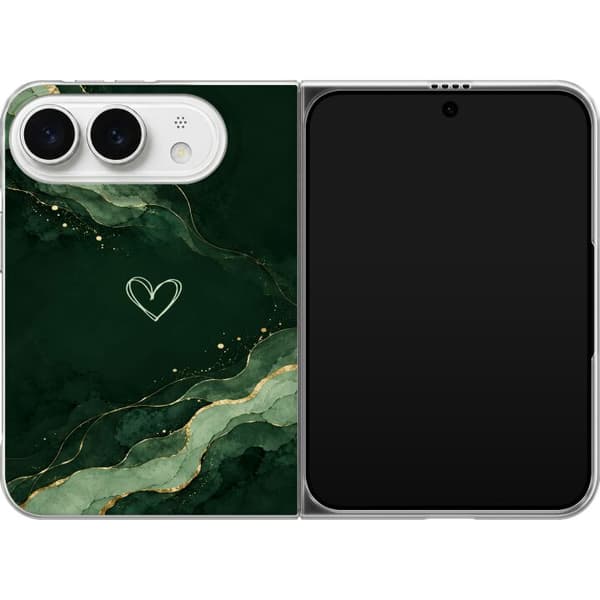 Kompatibelt Mobilskal till Apple iPhone Duo Skogshjärta grön