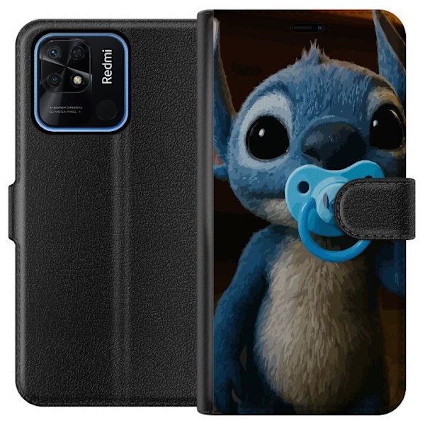 Xiaomi Redmi 10C Lompakkokotelo Stitch & Napp - vauvateema sö