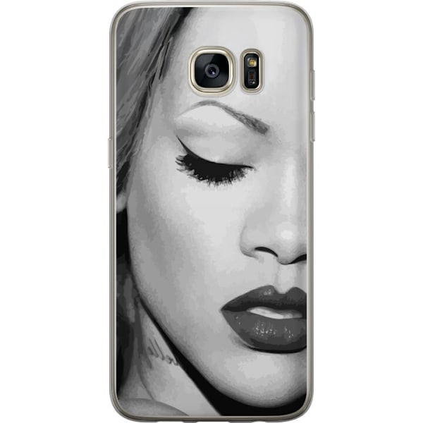 Samsung Galaxy S7 edge Läpinäkyvä kuori Rihanna – Aesthet