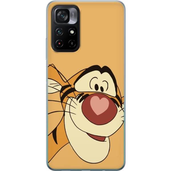 Xiaomi Poco M4 Pro 5G Läpinäkyvä kuori Tiger