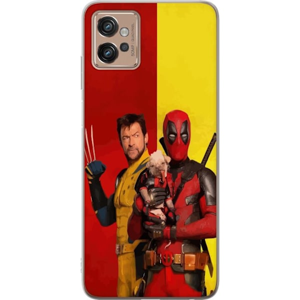 Motorola Moto G32 Gjennomsiktig deksel Deadpool & Wolverine