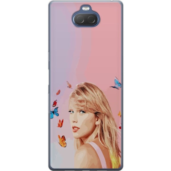 Sony Xperia 10 Plus Gennemsigtig cover Taylor Swift Sommerfugl