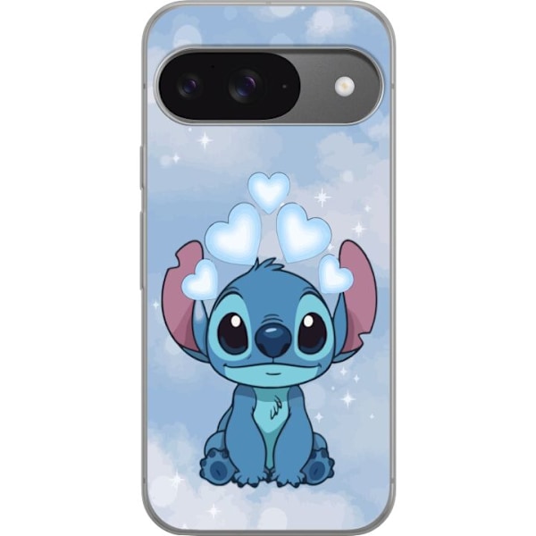 Google Pixel 9 Pro Gennemsigtig cover Stitch Hoppende Glæde -