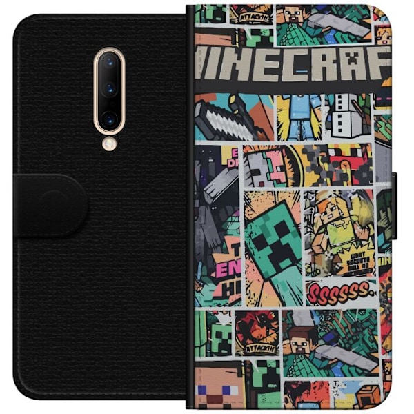 OnePlus 7 Pro Tegnebogsetui Minecraft Kunst