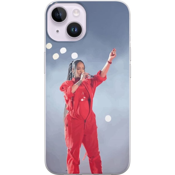 Apple iPhone 14 Genomskinligt Skal Rihanna – Trendsetting Looks & Style